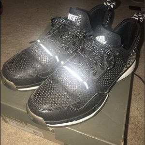 Adidas Dame Techfit Black Athletic Shoes, Men's